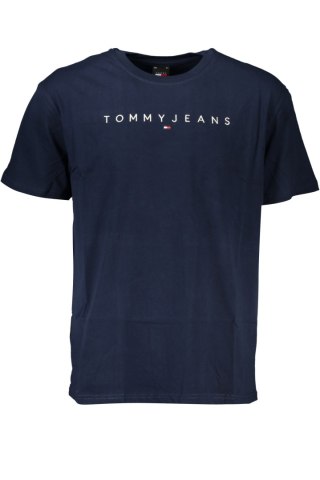 NIEBIESKI T-SHIRT MĘSKI Z KRÓTKIM RĘKAWEM TOMMY HILFIGER (Blu)