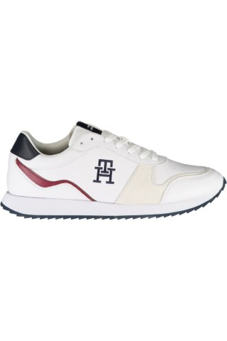 BIAŁY MĘSKIE BUTY SPORTOWE TOMMY HILFIGER (Bianco)