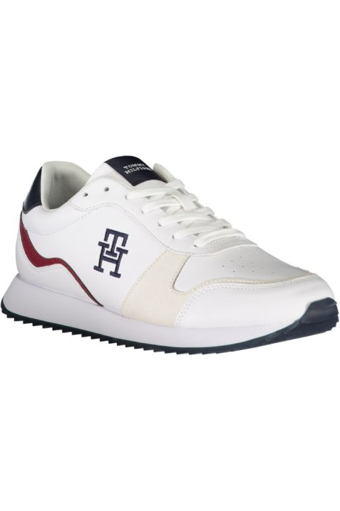 BIAŁY MĘSKIE BUTY SPORTOWE TOMMY HILFIGER (Bianco) BIAŁY MĘSKIE BUTY SPORTOWE TOMMY HILFIGER (Bianco)