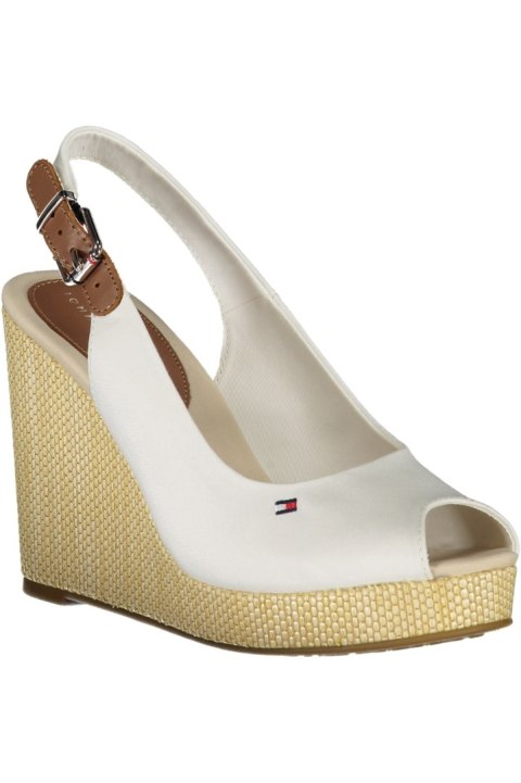 BIAŁY SANDAŁ DAMSKI TOMMY HILFIGER (Bianco) BIAŁY SANDAŁ DAMSKI TOMMY HILFIGER (Bianco)