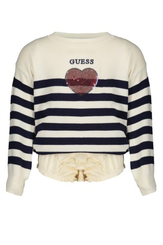 BIAŁY SWETER DZIEWCZYNA GUESS JEANS (Bianco)