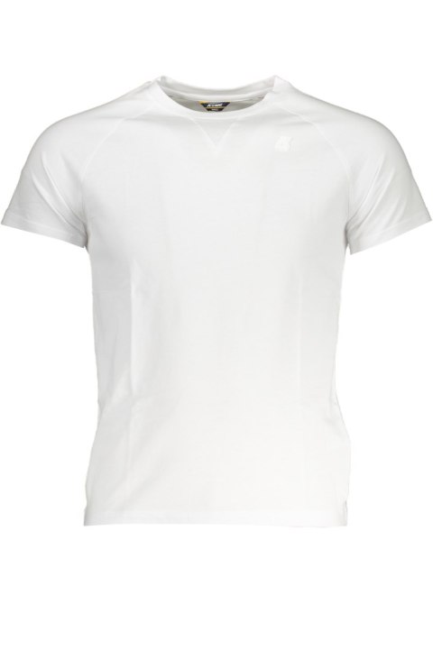 BIAŁY T-SHIRT MĘSKI Z KRÓTKIM RĘKAWEM K-WAY (Bianco) BIAŁY T-SHIRT MĘSKI Z KRÓTKIM RĘKAWEM K-WAY (Bianco)