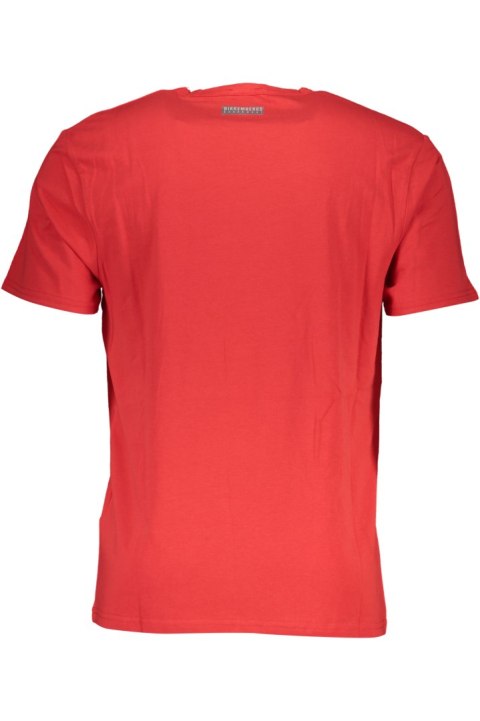 CZERWONY T-SHIRT MĘSKI Z KRÓTKIM RĘKAWEM BIKKEMBERGS (Rosso) CZERWONY T-SHIRT MĘSKI Z KRÓTKIM RĘKAWEM BIKKEMBERGS (Rosso)