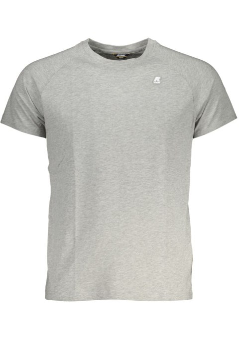 K-WAY SZARY MĘSKI T-SHIRT Z KRÓTKIM RĘKAWEM (Grigio) K-WAY SZARY MĘSKI T-SHIRT Z KRÓTKIM RĘKAWEM (Grigio)