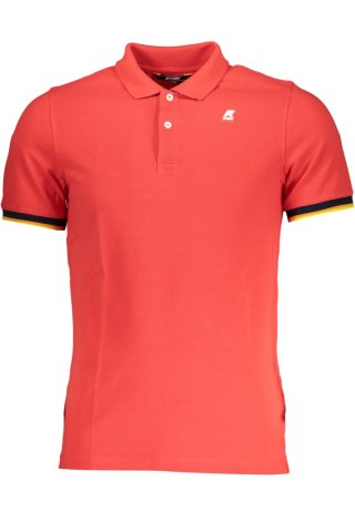 MĘSKA KOSZULKA POLO Z KRÓTKIM RĘKAWEM K-WAY CZERWONA (Rosso)