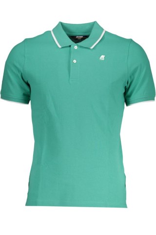 MĘSKA KOSZULKA POLO Z KRÓTKIM RĘKAWEM K-WAY ZIELONA (Verde)