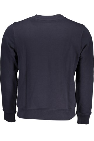 NIEBIESKA BLUZA MĘSKA BEZ ZAMKA K-WAY (Blu)