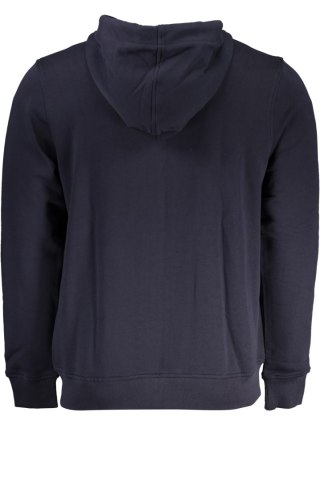 NIEBIESKA BLUZA MĘSKA Z ZAMKIEM K-WAY (Blu)