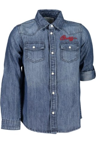 NIEBIESKA KOSZULA GUESS JEANS DLA DZIEWCZYN Z DŁUGIM RĘKAWEM (Blu)