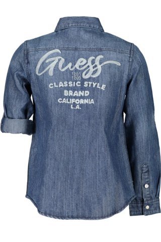 NIEBIESKA KOSZULA GUESS JEANS DLA DZIEWCZYN Z DŁUGIM RĘKAWEM (Blu)