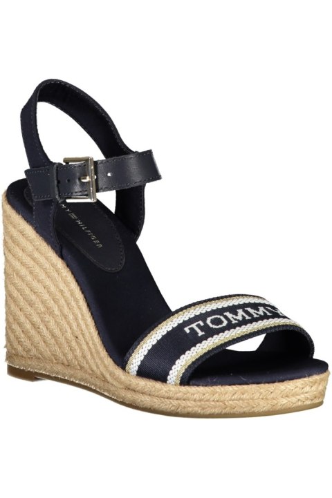 NIEBIESKIE BUTY SANDAŁÓW TOMMY HILFIGER DAMSKIE (Blu) NIEBIESKIE BUTY SANDAŁÓW TOMMY HILFIGER DAMSKIE (Blu)