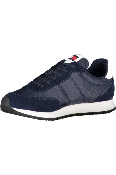 NIEBIESKIE MĘSKIE BUTY SPORTOWE TOMMY HILFIGER (Blu) NIEBIESKIE MĘSKIE BUTY SPORTOWE TOMMY HILFIGER (Blu)