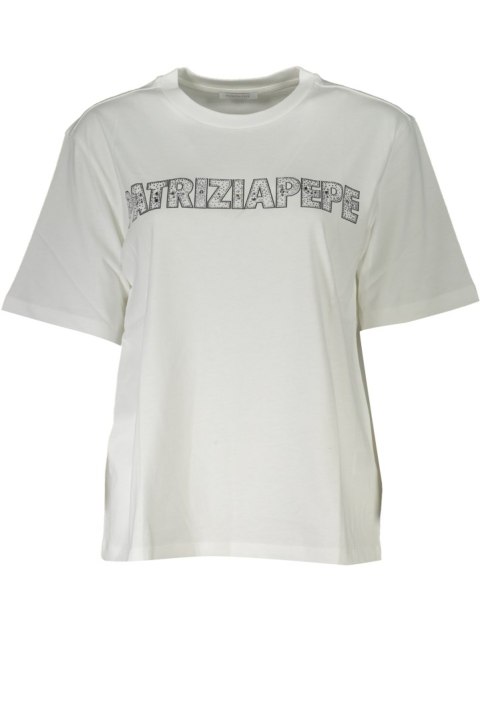 T-SHIRT DAMSKI Z KRÓTKIM RĘKAWEM PATRIZIA PEPE BIAŁY (Bianco)