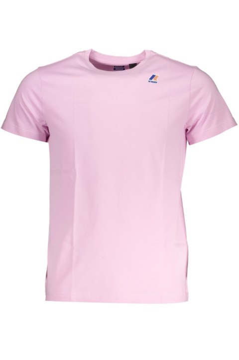 T-SHIRT MĘSKI K-WAY Z KRÓTKIM RĘKAWEM RÓŻOWY (Rosa) T-SHIRT MĘSKI K-WAY Z KRÓTKIM RĘKAWEM RÓŻOWY (Rosa)