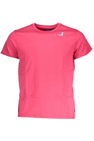 T-SHIRT MĘSKI K-WAY Z KRÓTKIM RĘKAWEM RÓŻOWY (Rosa)