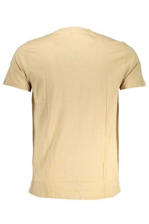 T-SHIRT MĘSKI Z KRÓTKIM RĘKAWEM KLASY CAVALLI BEŻOWY (Beige) T-SHIRT MĘSKI Z KRÓTKIM RĘKAWEM KLASY CAVALLI BEŻOWY (Beige)