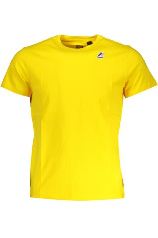 ŻÓŁTY MĘSKI T-SHIRT K-WAY Z KRÓTKIM RĘKAWEM (Giallo)
