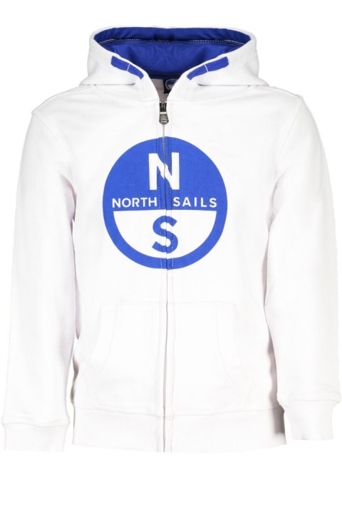 BIAŁA BLUZA Z ZAMKIEM DLA DZIECI NORTH SAILS (Bianco)