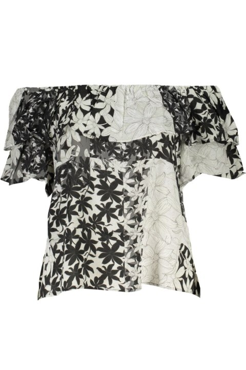 DESIGUAL DAMSKA KOSZULKA Z KRÓTKIM RĘKAWEM BIAŁA (Bianco) DESIGUAL DAMSKA KOSZULKA Z KRÓTKIM RĘKAWEM BIAŁA (Bianco)