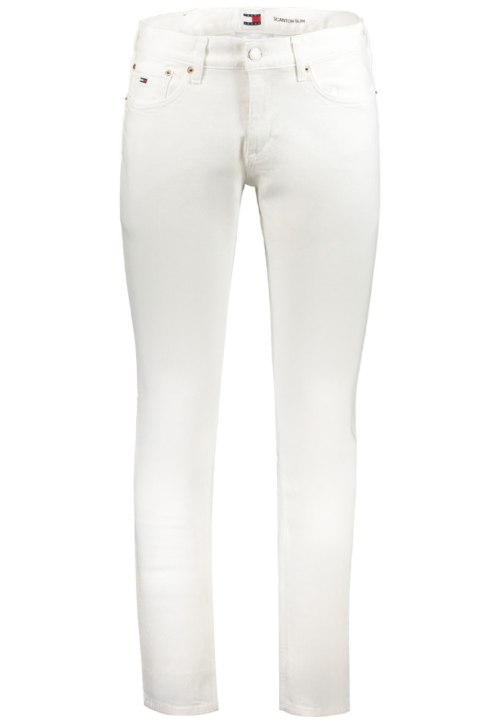 BIAŁE JEANSY MĘSKIE TOMMY HILFIGER (Bianco) BIAŁE JEANSY MĘSKIE TOMMY HILFIGER (Bianco)