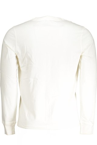 BIAŁY T-SHIRT MĘSKI Z DŁUGIM RĘKAWEM K-WAY (Bianco)