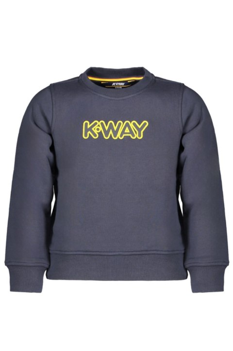 BLUZA K-WAY BEZ ZAMKA DLA DZIECI NIEBIESKA (Blu) BLUZA K-WAY BEZ ZAMKA DLA DZIECI NIEBIESKA (Blu)