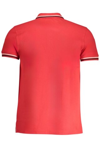 KOSZULKA POLO MĘSKA Z KRÓTKIM RĘKAWEM KLASY CAVALLI CZERWONA (Rosso)