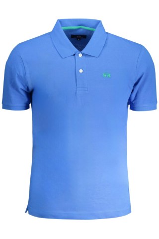 MĘSKA NIEBIESKA KOSZULKA POLO Z KRÓTKIM RĘKAWEM LA MARTINA (Blu)