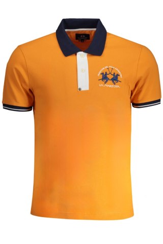 MĘSKA POMARAŃCZOWA KOSZULKA POLO Z KRÓTKIM RĘKAWEM LA MARTINA (Arancione)