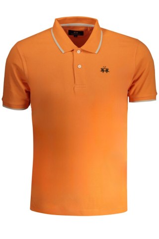 MĘSKA POMARAŃCZOWA KOSZULKA POLO Z KRÓTKIM RĘKAWEM LA MARTINA (Arancione)