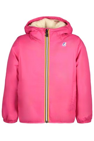 RÓŻOWA KURTKA K-WAY DLA DZIEWCZYN (Rosa)