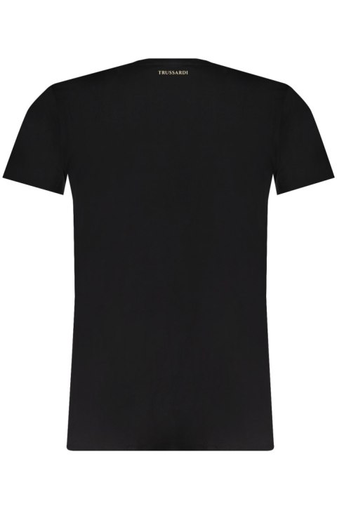 T-SHIRT MĘSKI Z KRÓTKIM RĘKAWEM TRUSSARDI CZARNY (Nero) T-SHIRT MĘSKI Z KRÓTKIM RĘKAWEM TRUSSARDI CZARNY (Nero)