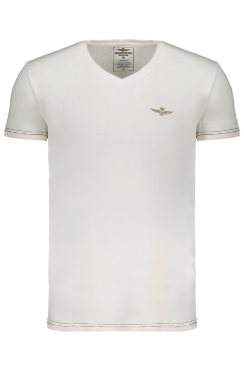 BIAŁY T-SHIRT MĘSKI Z KRÓTKIM RĘKAWEM ERONAUTICA MILITARE (Bianco) BIAŁY T-SHIRT MĘSKI Z KRÓTKIM RĘKAWEM ERONAUTICA MILITARE (Bianco)