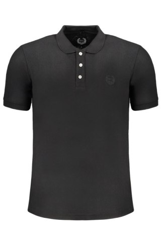 GIAN MARCO VENTURI MĘSKA CZARNA KOSZULKA POLO Z KRÓTKIM RĘKAWEM (Nero)