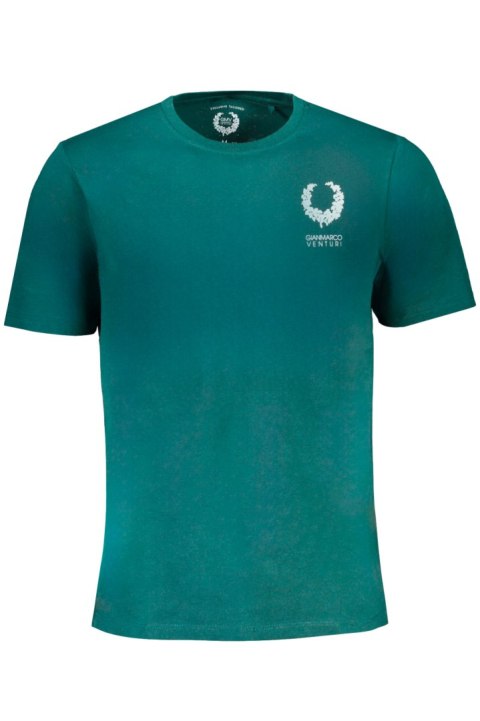 GIAN MARCO VENTURI ZIELONY T-SHIRT MĘSKI Z KRÓTKIM RĘKAWEM (Verde) GIAN MARCO VENTURI ZIELONY T-SHIRT MĘSKI Z KRÓTKIM RĘKAWEM (Verde)