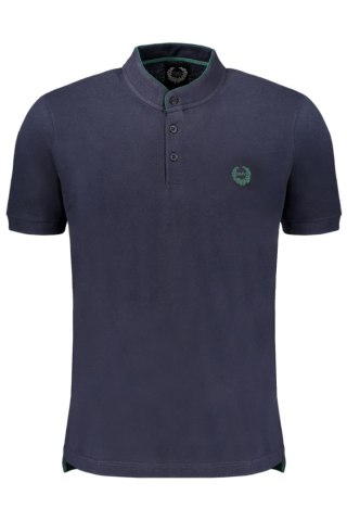 KOSZULKA POLO MĘSKA Z KRÓTKIM RĘKAWEM GIAN MARCO VENTURI NIEBIESKA (Blu)