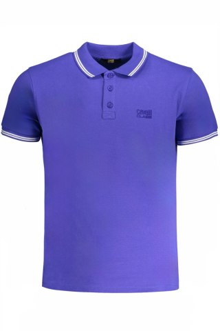 MĘSKA KOSZULKA POLO Z KRÓTKIM RĘKAWEM KLASY CAVALLI NIEBIESKA (Blu)