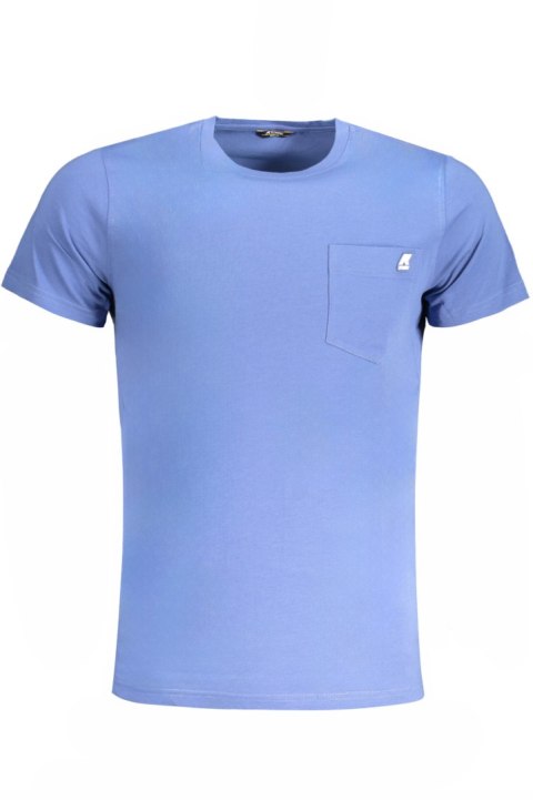 NIEBIESKI T-SHIRT MĘSKI K-WAY Z KRÓTKIM RĘKAWEM (Blu) NIEBIESKI T-SHIRT MĘSKI K-WAY Z KRÓTKIM RĘKAWEM (Blu)