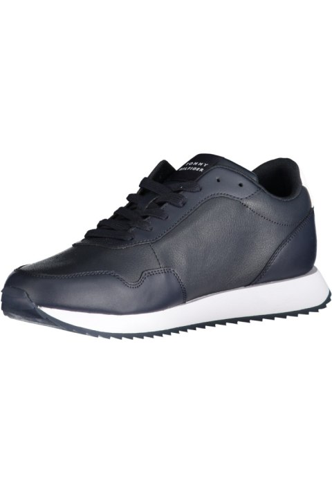 NIEBIESKIE MĘSKIE BUTY SPORTOWE TOMMY HILFIGER (Blu) NIEBIESKIE MĘSKIE BUTY SPORTOWE TOMMY HILFIGER (Blu)
