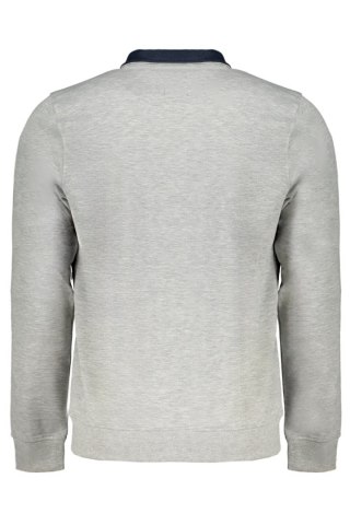SZARY BLUZA MĘSKA GIAN MARCO VENTURI Z ZAMKIEM (Grigio)