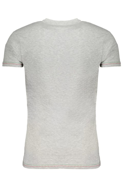 SZARY T-SHIRT MĘSKI Z KRÓTKIM RĘKAWEM ERONAUTICA MILITARE (Grigio)