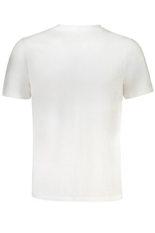 T-SHIRT MĘSKI Z KRÓTKIM RĘKAWEM GIAN MARCO VENTURI BIAŁY (Bianco)