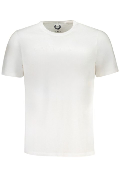 T-SHIRT MĘSKI Z KRÓTKIM RĘKAWEM GIAN MARCO VENTURI BIAŁY (Bianco) T-SHIRT MĘSKI Z KRÓTKIM RĘKAWEM GIAN MARCO VENTURI BIAŁY (Bianco)
