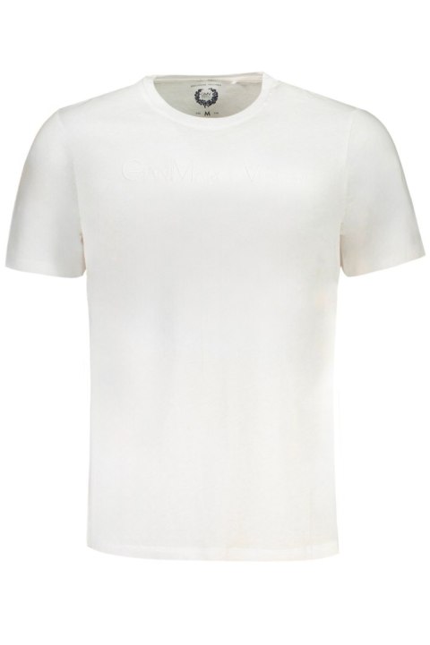 T-SHIRT MĘSKI Z KRÓTKIM RĘKAWEM GIAN MARCO VENTURI BIAŁY (Bianco) T-SHIRT MĘSKI Z KRÓTKIM RĘKAWEM GIAN MARCO VENTURI BIAŁY (Bianco)