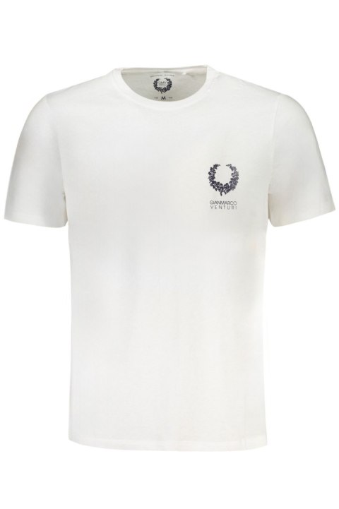T-SHIRT MĘSKI Z KRÓTKIM RĘKAWEM GIAN MARCO VENTURI BIAŁY (Bianco) T-SHIRT MĘSKI Z KRÓTKIM RĘKAWEM GIAN MARCO VENTURI BIAŁY (Bianco)