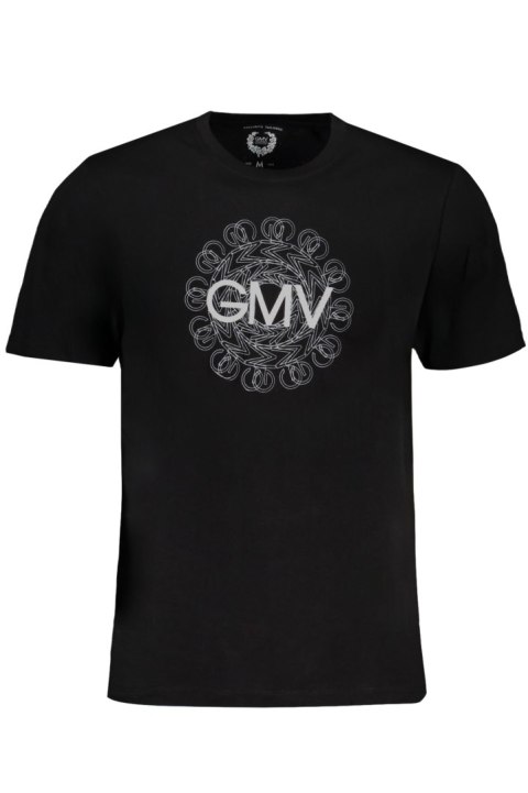 T-SHIRT MĘSKI Z KRÓTKIM RĘKAWEM GIAN MARCO VENTURI CZARNY (Nero) T-SHIRT MĘSKI Z KRÓTKIM RĘKAWEM GIAN MARCO VENTURI CZARNY (Nero)