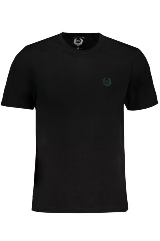 T-SHIRT MĘSKI Z KRÓTKIM RĘKAWEM GIAN MARCO VENTURI CZARNY (Nero)