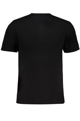 T-SHIRT MĘSKI Z KRÓTKIM RĘKAWEM GIAN MARCO VENTURI CZARNY (Nero)