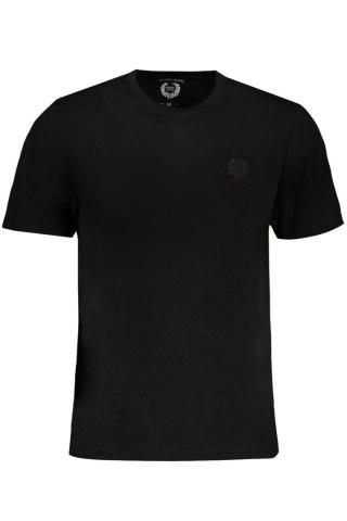 T-SHIRT MĘSKI Z KRÓTKIM RĘKAWEM GIAN MARCO VENTURI CZARNY (Nero)