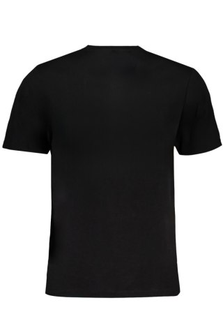 T-SHIRT MĘSKI Z KRÓTKIM RĘKAWEM GIAN MARCO VENTURI CZARNY (Nero)
